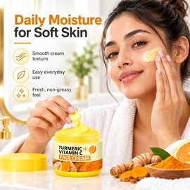 Turmeric VC Face Cream for Daily Moisturizing – Lightweight Brightening Care for Smooth-Looking Skin