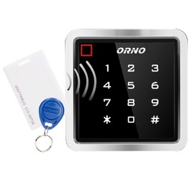 Orno ZS-816 Waterproof Combination Lock Compatible with Card Reader and Touchless Key Reader, Waterproof IP68, EPROM Memory, Black