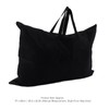 Portfolio Bag Black 38x26in Large Capacity Thick Canvas Light Weight