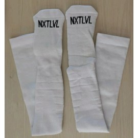 Brand: NXTLVL 2 Pair, Football, Baseball Socks, SMALL, Extra Long  Socks for Men & Boys