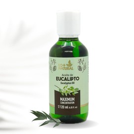 LO+NATURAL Eucalyptus Oil Maximum Concentration (120 ml) ACEITE DE EUCALIPTO 4.05 oz