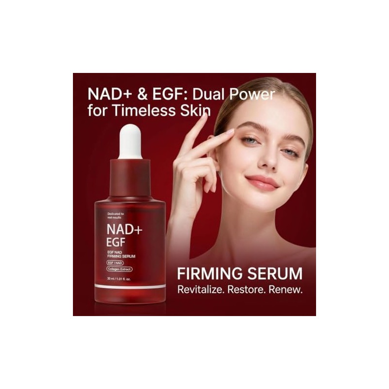 NAD+ EGF Firming Serum, Anti-aging Radiance Boosting Serum for Face