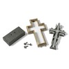 Unity Cross ® Hand-Scraped Rustic Beech & Burnished Iron; Unity