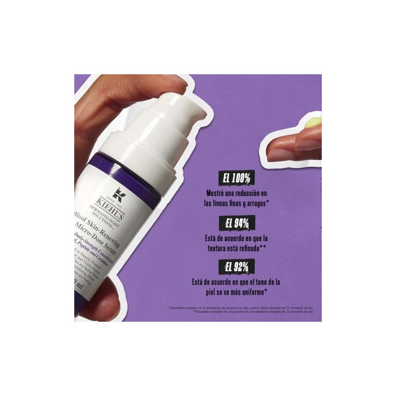 Kiehl's Retinol Skin-Renewing Daily MicroDose Serum - Suero Facial Antiedad