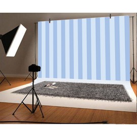 Leyiyi 10x8ft Photography Background Striped Backdrop Happy Birthday Party Vertical Horizontal Stripes Icecream Boy Blog Make Up Vlogger Summer Ocean Water Baby Shower Photo Portrait Vinyl Studio Prop