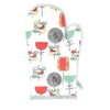 Vintage Style 100% Cotton Single Kitchen Oven Mitt Glove -