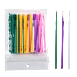 Toulifly Car Paint Brushes, Paint Swabs Car Set 50 Pieces, Pointed Foam Swabs, Micro Applicators Brushes, for Exact Retouching of Small Paint Damage, Eyelashes Extensions
