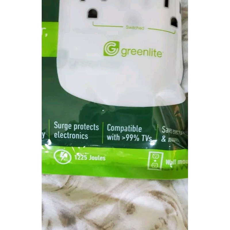 Greenlite 5 Outlet Advanced Power Strip Tier 1 New