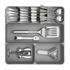Silverware Drawer Organizer 3 in 1 Eco Friendly Plastic Multifunction