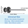 4Pcs Universal Baby Gate Threaded Spindle Rod, M8 (8mm) Replacement