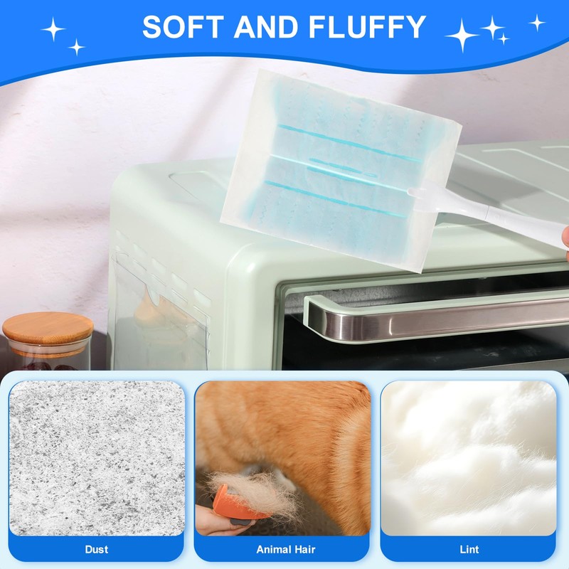 15Pack Duster Refills Compatible with Flash Dusters, Multi Surface 180