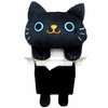 明邦(Meiho)かわいい アニマル トイレットペーパーホルダー ねこ 黒 ME339