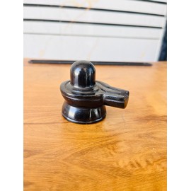 Black Tourmaline Shiv Lingam for Office Small Shiva Lingam for Home Pooja Natural SHIVLING for Daily Home Worship