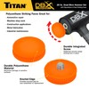 Titan DBX 63632 28oz Dead Blow Hammer with Interchangeable Polyurethane