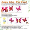 PChero LED Butterfly Wall Decor, 3D Butterfly Lights with Remote