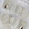 Wedding pixie handmade nail tips - Paddy B / 웨딩