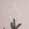 Lights4fun Osby Star Tree Topper Christmas Decoration Warm White LED