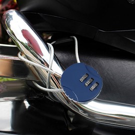 Basic 3-Digit Cable Lock, 2-Pack (Blue) Cabinet Lock