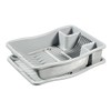 Curver 228565 Dish Drainer + Tray, Small, for 12 Plates,