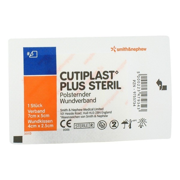 CUTIPLAST Plus steril 5x7 cm Verband 1 St
