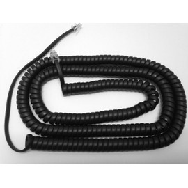 The VoIP Lounge 25 Foot Long Handset Curly Cord for Avaya 9600 IP and 9400 9500 Digital Series Phone 9608 9610 9620 9620C 9621G 9630 9630G 9640 9640G 9650 9650C 9508 9504 9404 9408