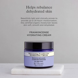 Neal's Yard Remedies Neal's Yard Rejuvenating Frankincense Hydrating Cream with Hyaluronic Acid & Jojoba Oil, 24-Hour Moisturization, Smooths Skin, Cruelty-Free, 1.76 oz