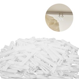 150 Pcs Adjustable Pinch Pleat Curtain Hooks, Plastic Drapery Hooks for Drapes, Curtain Pin Hooks for Window Curtain, Door Curtain, Shower Curtain（White）
