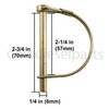PTO Shaft Locking Pin 1/4" x 2-1/4" ( PACK of
