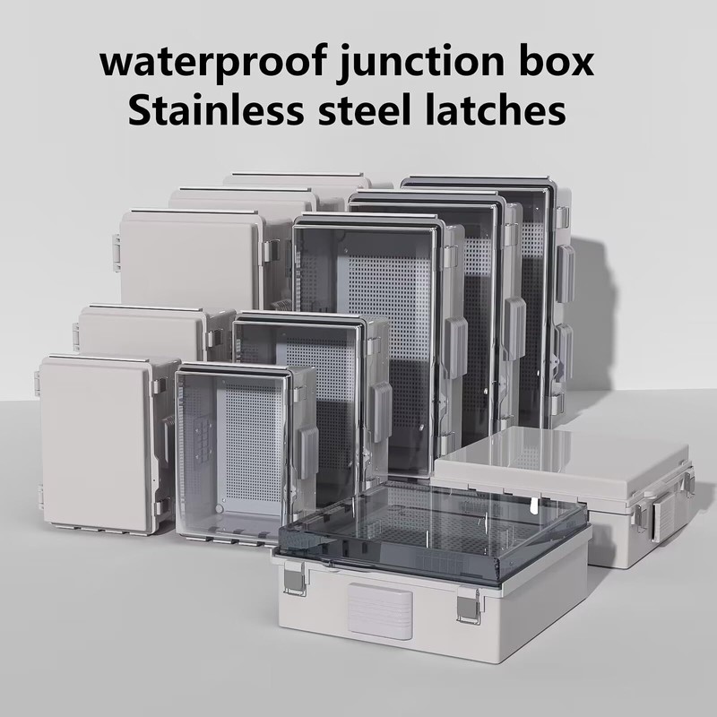 Animacyn ABS Electrical Junction Box, Ventilated Design, Cable Grommets, IP65