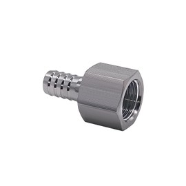 Beduan Stainless Steel 1/4" Hose Barb to 1/4" Female Home Brew Water Air Gas Fuel (Pack of 3)