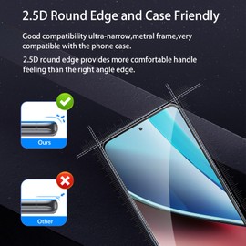 [3+3 Pack] Screen Protector for Moto G Stylus 5G 2023 with 3 Pack Camera Lens Protector, HD Clear Tempered Glass Film, Anti Scratch, 9H Hardness, Touch Sensitive, Bubble Free