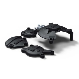 Yoothi Compatible Motorcycle Engine Case Protector Cover for Yamaha FZ8 2010-2015 FZ1 2006-2015 Motorcycle Protector Cover Set (Black)