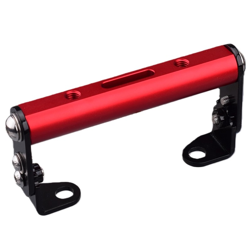HRuizqバイク用マルチバーホルダーに適用 モンキーCT125ハンターカブ(JA55/JA65) 125(JB02/JB03/JB05) ダックス125(JB04/JB06) (赤)