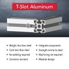 8020, 45-4545, 45 Series 45mm x 45mm 45x45 T-Slotted Aluminum