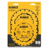 DEWALT 6-1/2 in. 18T and 24T Circular Saw Blade 2-Pack