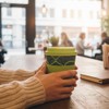 Ecoffee Cup 812 028 Reusable Eco Friendly Cup Saucer 350ml