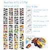 allydrew Waterproof Temporary Tattoos for Children, 20 Sheets, Vehicles