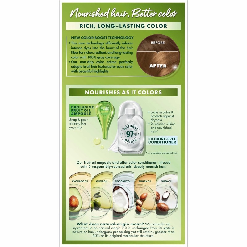 Garnier Hair Color Creme, 70 Dark Natural Blonde (Almond Crème),
