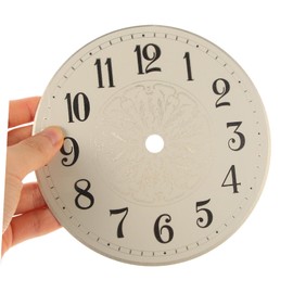 Garneck European Watch Dial Watch Dial Replacement DIY Iron Dial Clock Board Watch Accessories DIY Round Dial Disc Clock Movement Parts DIY Dial Iron