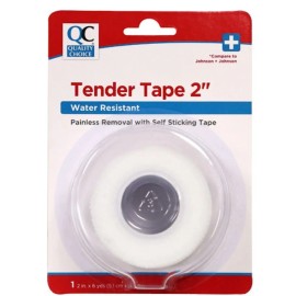 Quality Choice Water Resistant Quality Choice Tender Tape 2″ X 6yds Each Latex free Lot of 6