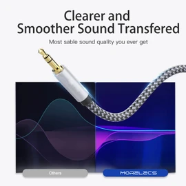 Aux Cord 10ft, 3.5mm Audio Cable - Nylon Braided 3.5mm Male to Male AUX Cable Cord for Car, Headphones, Home Stereos, Speaker