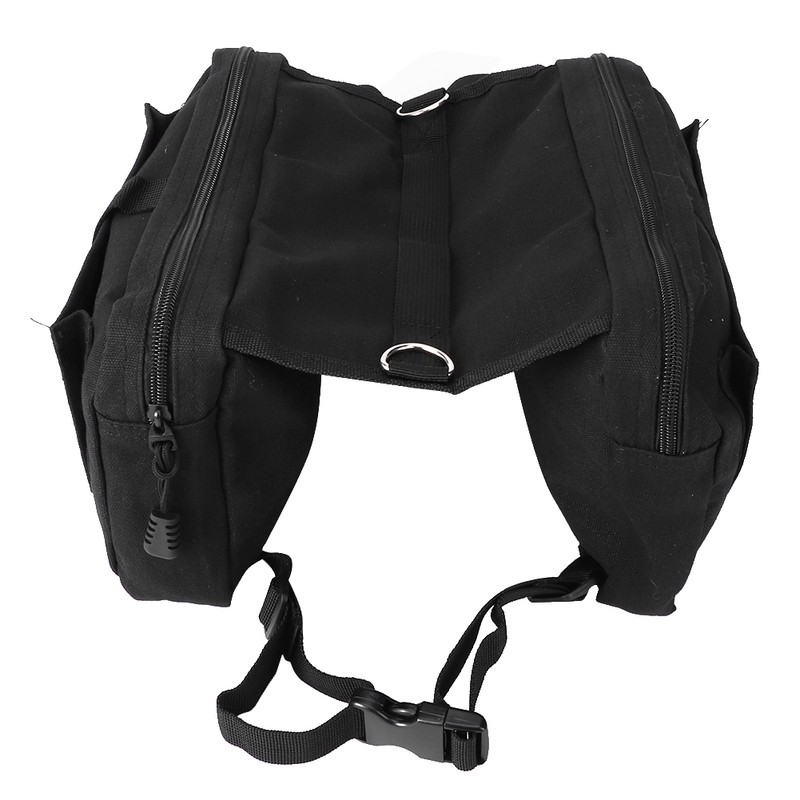 Reflective Stripe Canvas Bag Outdoor Sports Multifunction Large Capacity Pack