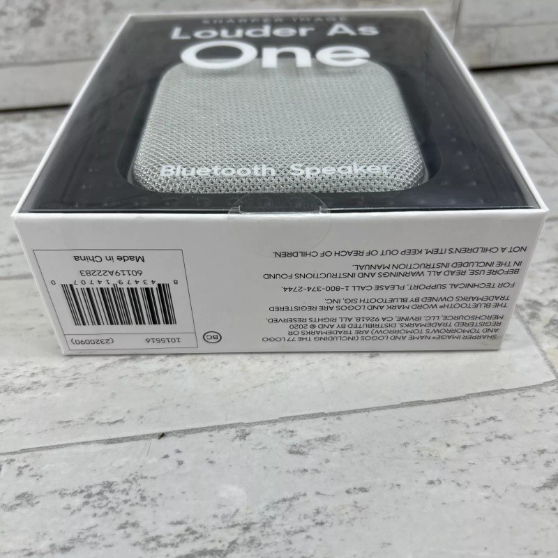SHARPER IMAGE Bluetooth speaker Louder As One New in box