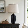 AIEAMPDO 25" Retro Vintage Ceramic Table Lamp for Living Room