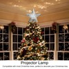 Christmas Projector Light Snowflake Treetop Star Projection Lamp LED Decoration