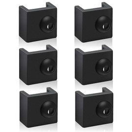 6Pack 3D Printer Hotend Silicone Sock 300°C High Temperature Heater Block Cover Silicone Cover Compatible with Creality Ender 3 Series, Ender 5 Series, Cr-10 Series and Other Models with Mk7, Mk8, Mk9