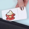 'Red Coffee Cup with Heart' Pill Box with Tablet Splitter