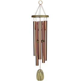 Woodstock Chimes Signature Collection, Woodstock Rainforest Chime, 25'' Bali World Music Wind Chimes for Outdoor, Patio, Home or Garden Décor (RFCB)