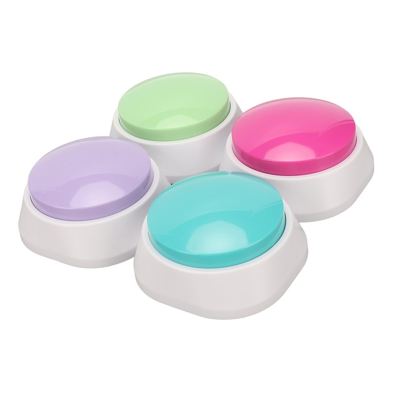 4PCs Voice Recording Button Dog Buttons for Communication Pet Training