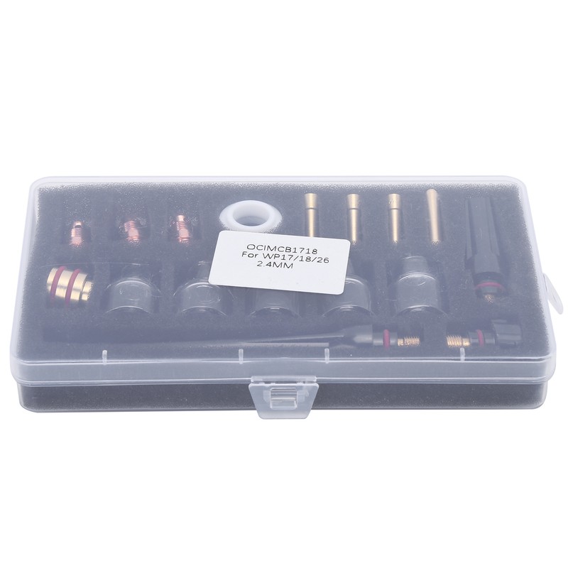 Welding Torch Accessories Kit Glass Cup Nozzle Welder Consumables for